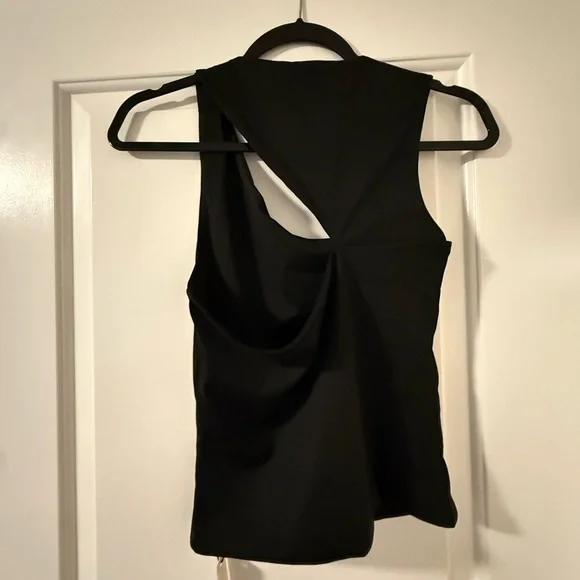 Commense Black Asymmetrical Tank Top - Picture 3 of 4